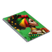 ブラッククイーンメラニンシスタ魔法ブラウンスキンガール ノートブック (右側)