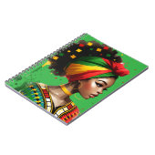 ブラッククイーンメラニンシスタ魔法ブラウンスキンガール ノートブック (左側)