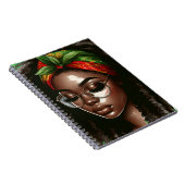 ブラッククイーンメラニンシスタ魔法ブラウンスキンガール ノートブック (右側)