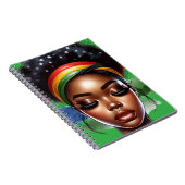 ブラッククイーンメラニンシスタ魔法ブラウンスキンガール ノートブック (右側)