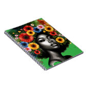 ブラッククイーンメラニンシスタ魔法ブラウンスキンガール ノートブック (右側)