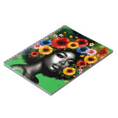 ブラッククイーンメラニンシスタ魔法ブラウンスキンガール ノートブック (左側)