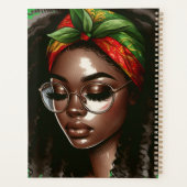 ブラッククイーンメラニンシスタ魔法ブラウンスキンガール プランナー手帳 (裏面)