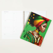 ブラッククイーンメラニンシスタ魔法ブラウンスキンガール プランナー手帳 (ディスプレー)