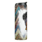 ブラッククイーンメラニンポピンシスタ肯定愛 タンブラー (回転左)