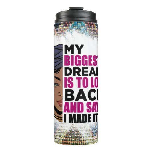 ブラッククイーンメラニンポピンシスタ肯定愛 タンブラー (正面)