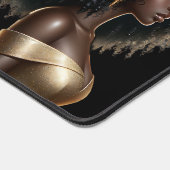 ブラッククイーンメラニン女性シスタクイーンシスタスおもしろい デスクマット (コーナー)