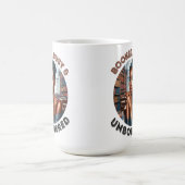 ブラッククイーンメラニン忙しシエスタブッキング&迷惑 コーヒーマグカップ (中央)