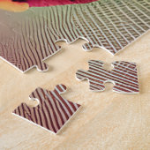 ブラッククイーンメラニンSistaアフリカ系アメリカ人女性 ジグソーパズル (側面)