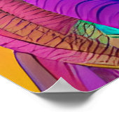 ブラッククイーンメラニンSistaアフリカ系アメリカ人女性 ポスター (角)