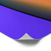 ブラッククイーンメラニンSistaアフリカ系アメリカ人女性 ポスター (角)