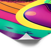 ブラッククイーンメラニンSistaアフリカ系アメリカ人女性 ポスター (コーナー)