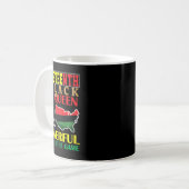 ブラッククイーン最も強力なチェスのアフリカ系アメリカJ コーヒーマグカップ (正面左)
