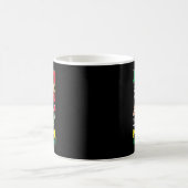 ブラッククイーン最も強力なチェスのアフリカ系アメリカJ コーヒーマグカップ (中央)