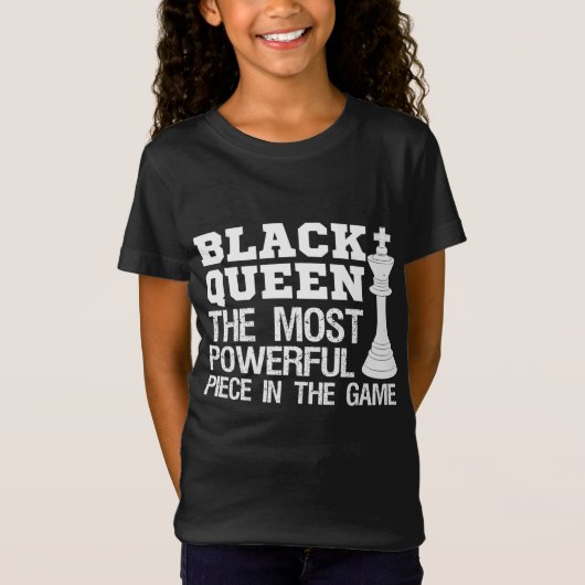 ブラッククイーン最も強力な作品アフリカ系アメリカ Tシャツ (正面)