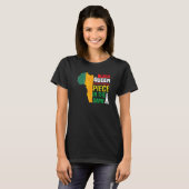 ブラッククイーン最も強力な作品ゲームブラック Tシャツ (正面フル)