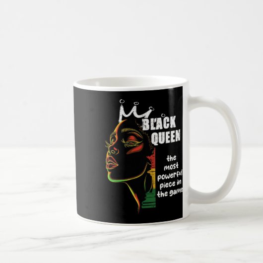 ブラッククイーン最強チェス黒歴史モント コーヒーマグカップ (右)