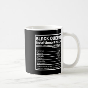 ブラッククイーン栄養ファクト誇りを持ったブラックヒストリMo コーヒーマグカップ