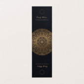 ブラッククラシック金ゴールドマ華美ダラジュエリー表示 名刺 (外部フラット)