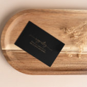 ブラッククラシック金ゴールド結婚ギフト登録簿 エンクロージャーカード