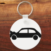 ブラッククラッシュカーアイコン キーホルダー (正面)