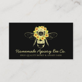 ブラッククラッシーひまわりフローラアピールハニービー 名刺