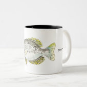 ブラッククラッパイマグ |魚のマグ ツートーンマグカップ (正面右)