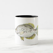 ブラッククラッパイマグ |魚のマグ ツートーンマグカップ (中央)