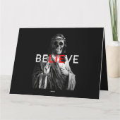 ブラッククラフトアンチキストイエス信じスカルサタンアット カード (裏面)