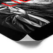 ブラッククラフトアンチキストイエス信じスカルサタンアット ポスター (角)