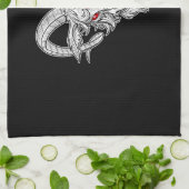 ブラッククラフトクールバプホメット黒ヤギのサタンのギフト キッチンタオル (折り畳み)