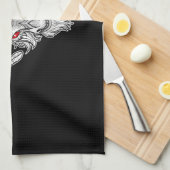 ブラッククラフトクールバプホメット黒ヤギのサタンのギフト キッチンタオル (四つ折り)