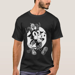 ブラッククラフト無神論者サタンバプホメットヤギレトロカルト Tシャツ