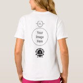 ブラッククラムシルエットモノグラム Tシャツ (裏面)