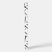 ブラッククラリネット音楽ノート Case-Mate iPhoneケース (裏面 / 左)