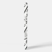ブラッククラリネット音楽ノート Case-Mate iPhoneケース (裏面 / 右)