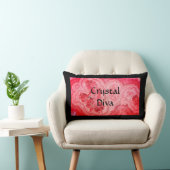 ブラッククリスタルディヴァ ランバークッション (椅子)