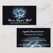 ブラッククリスタルボールエネルギー霊気瞑想 名刺 (正面/裏面)