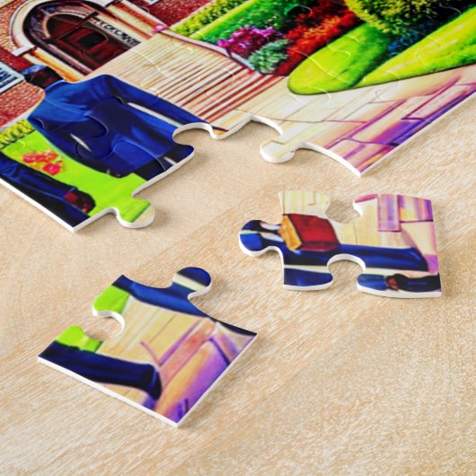 ブラッククリスチャンアート110ピースパズル ジグソーパズル (側面)