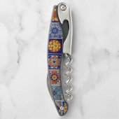 ブラッククリスマスにサルティロタイル画像ナイフ ソムリエナイフ (裏面)