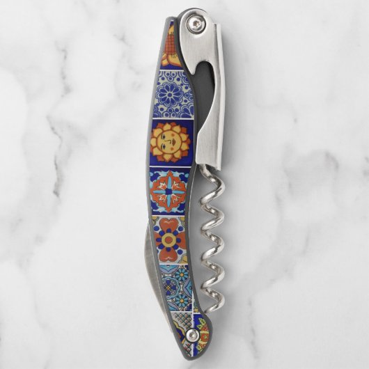 ブラッククリスマスにサルティロタイル画像ナイフ ソムリエナイフ (裏面)