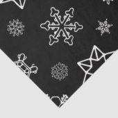 ブラッククリスマスに白い雪 薄葉紙 (詳細)