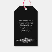ブラッククリスマスの電飾 ギフトタグ (裏面)