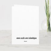 ブラッククリスマスカード明るい青と白い星 シーズンカード (裏面)