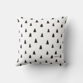 ブラッククリスマスツリー北欧パターン クッション (裏面)