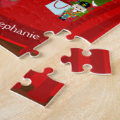 ブラッククリスマスバレリーナ ジグソーパズル (側面)