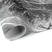 ブラッククリスマスパターン#13 ID1009 ラッピングペーパー (ロールコーナー)