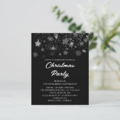 ブラッククリスマスパーティー予算招待状 (スタンド正面)