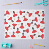 ブラッククリスマスプリンセス 薄葉紙 (クラフト)