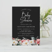 ブラッククリスマスベビーシャワー 招待状 (スタンド正面)